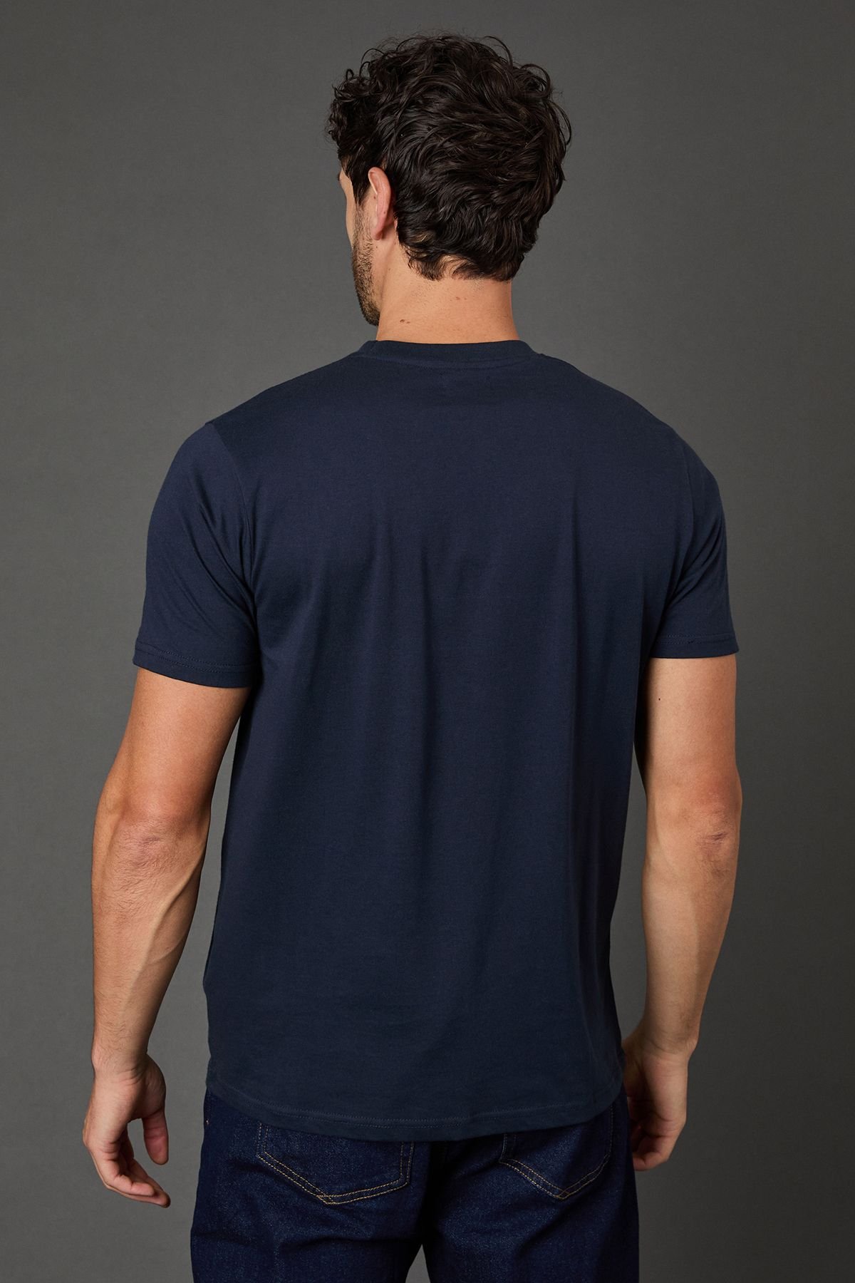Burton Burton Men's Navy Chest Stripe T-Shirt - 4
