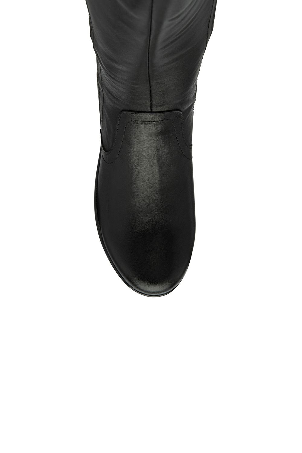 Lotus Lotus Women's 'Fitzgerald' Leather Wedge Mid-Calf Boots in Black - 4