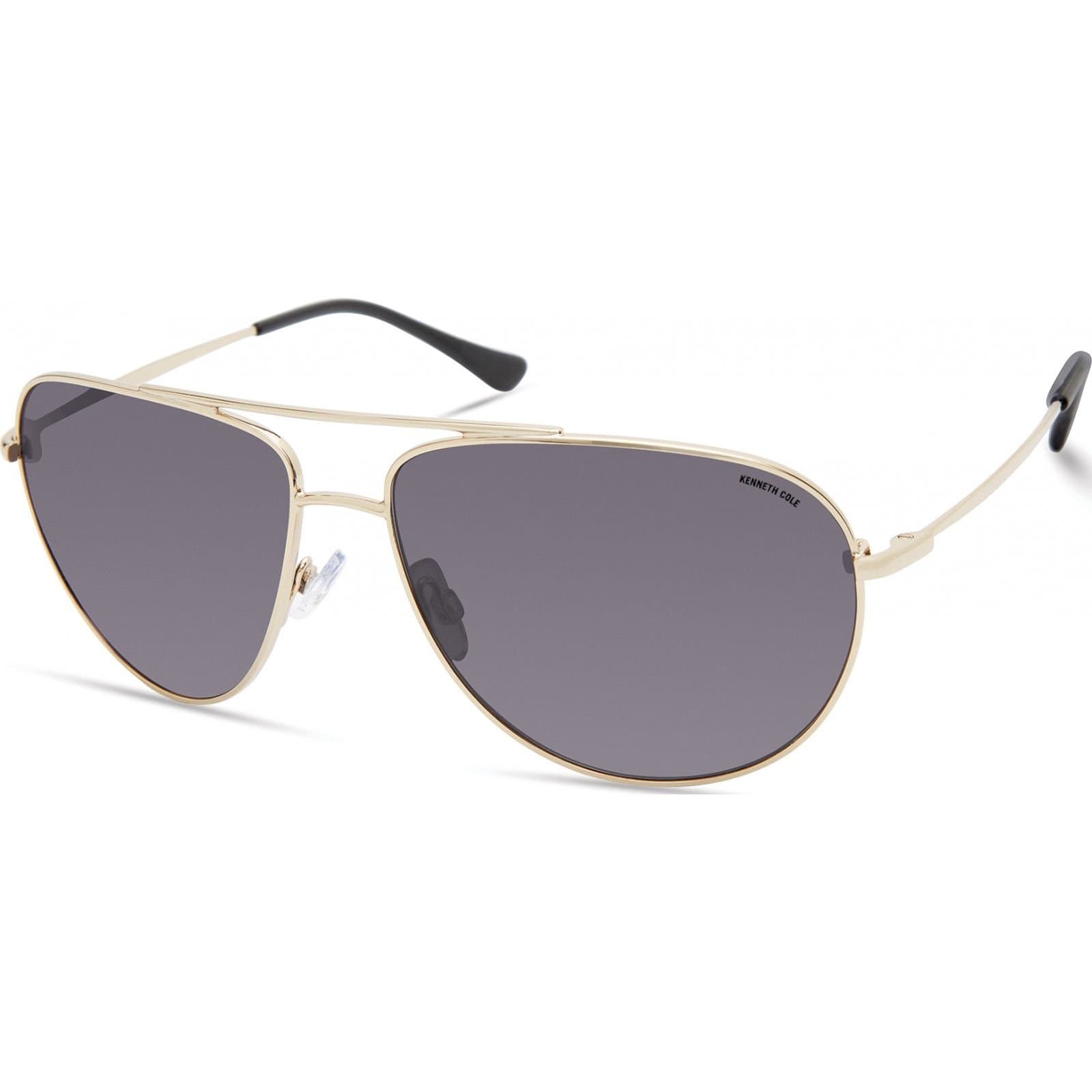 Kenneth Cole Kenneth Cole Men's KC2971-6032A Aviator/Navigator Sunglasses in Gold
