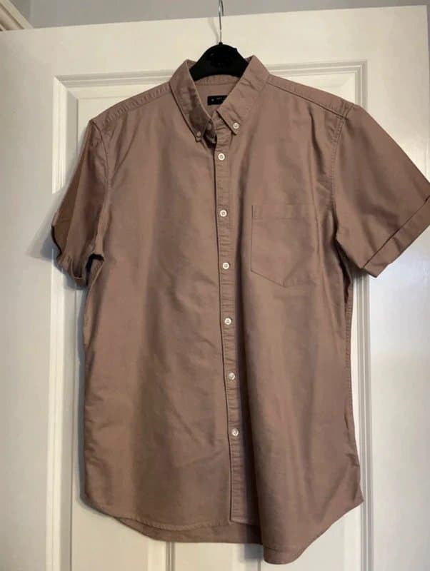 New Look New Look Salmon Pink Shirt. Size Medium