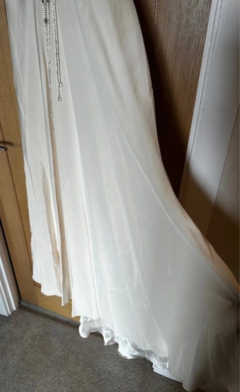 Jenny Packham Ivory Satin Bridal Dress