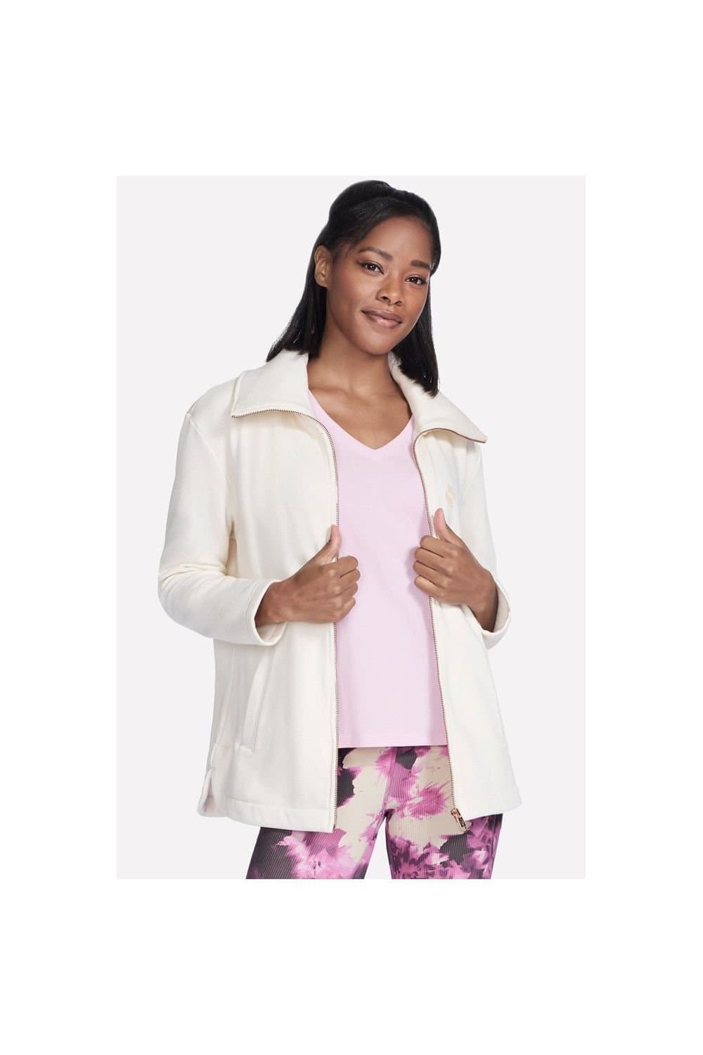 Skechers Skechers Women's GO SNUGGLE Tunic Jacket in Off-White