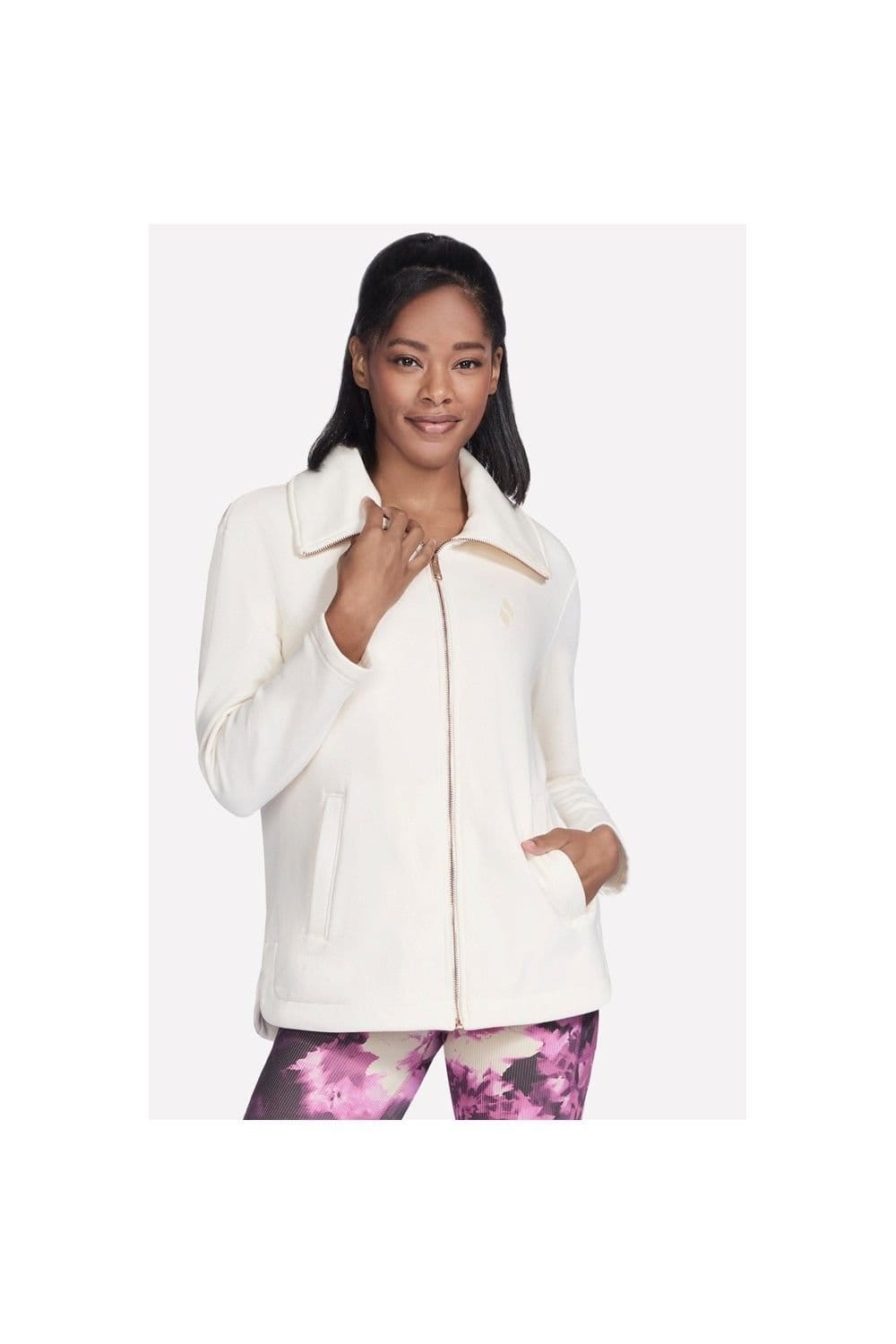 Skechers Skechers Women's GO SNUGGLE Tunic Jacket in Off-White - 4