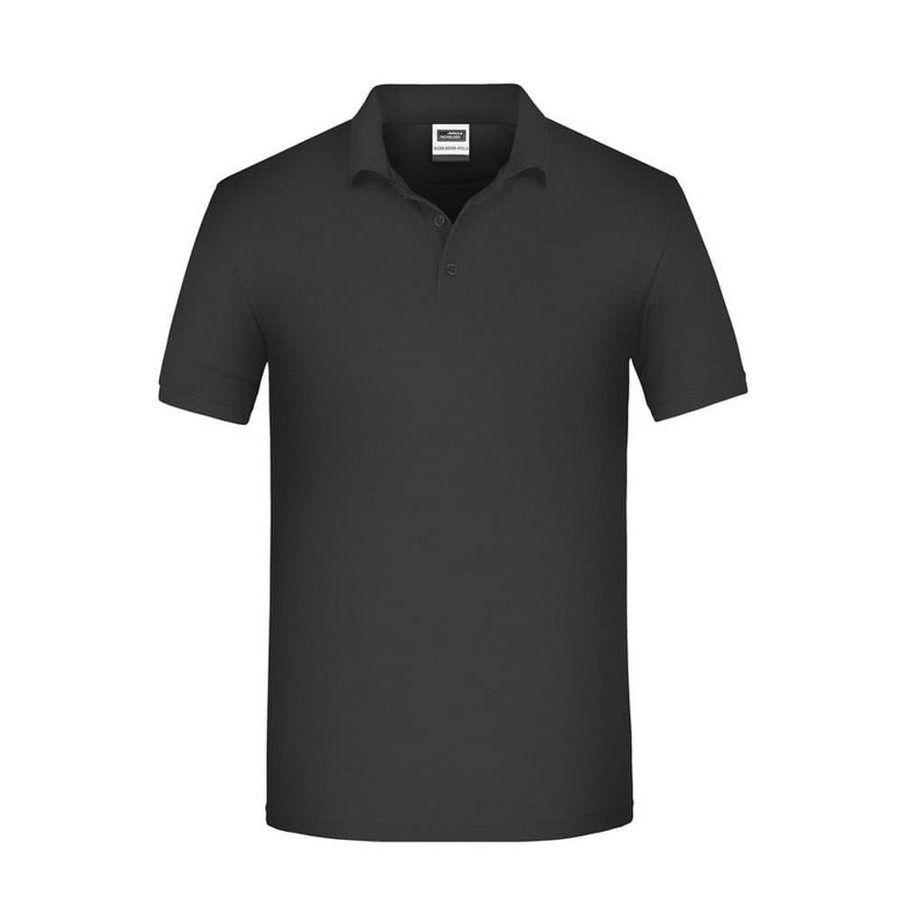 James and Nicholson James and Nicholson Men's Bio Workwear Polo Shirt in Black