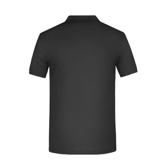 James and Nicholson James and Nicholson Men's Bio Workwear Polo Shirt in Black - 2