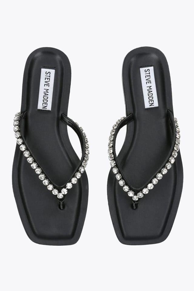 Steve Madden STEVE MADDEN Women's 'Kustom Black' Sandals in Black - 2