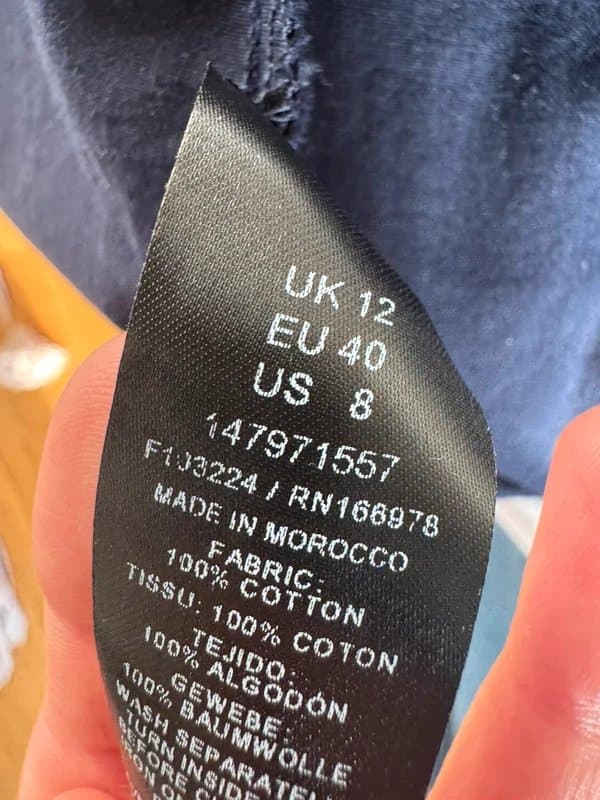 ASOS ASOS Navy Midi Dress with Ruched Straps