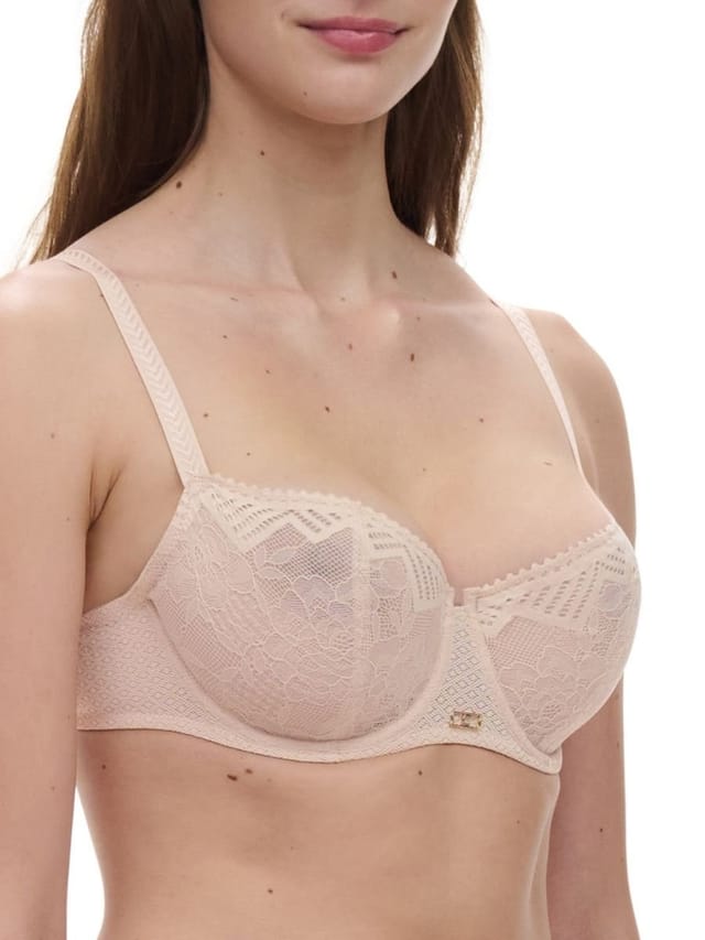 Chantelle Chantelle Women's Origins Half Cup Bra in Beige - 3