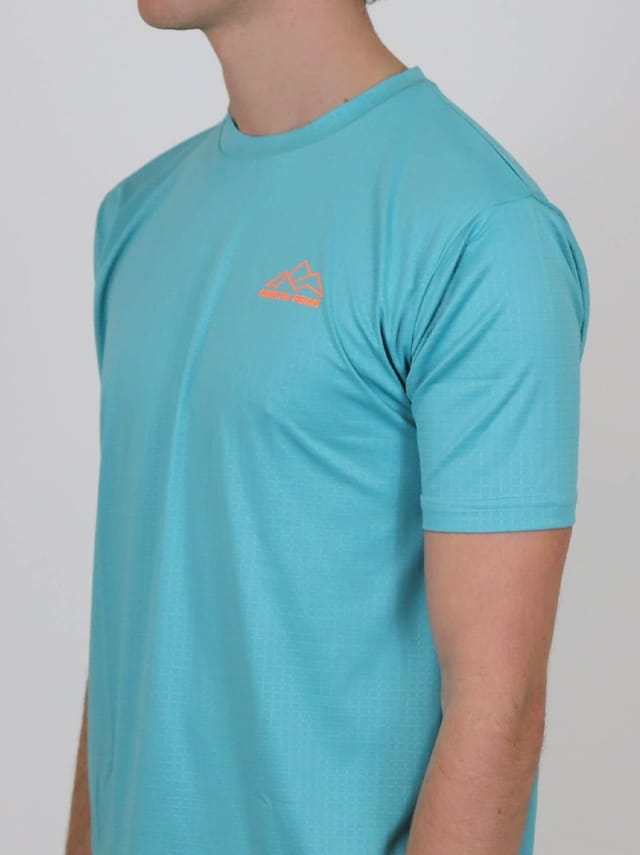 North Peak North Peak Men's Nera T-Shirt Blue in Green - 2