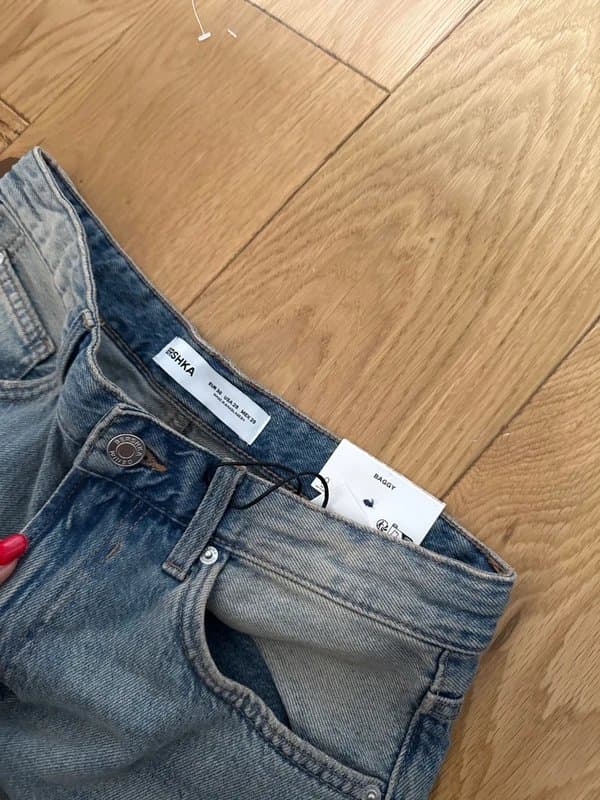 Bershka Bershka EU36 blue Baggy jeans