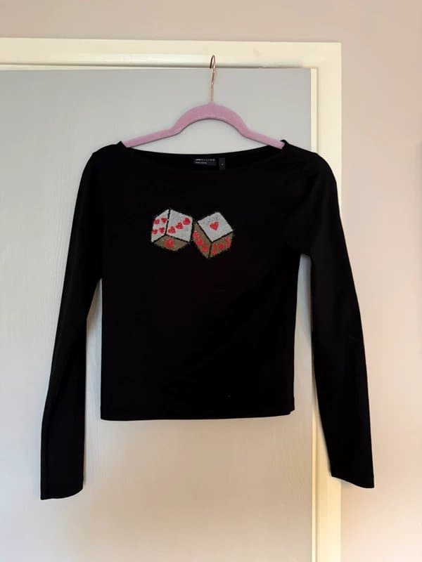 ASOS ASOS long sleeve embellished top