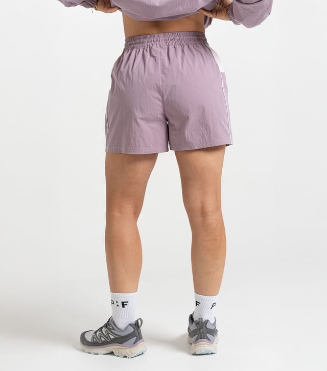 Peach Fit Women's Dusky Purple Drawstring Esme Shorts Peach Fit New Look - 3