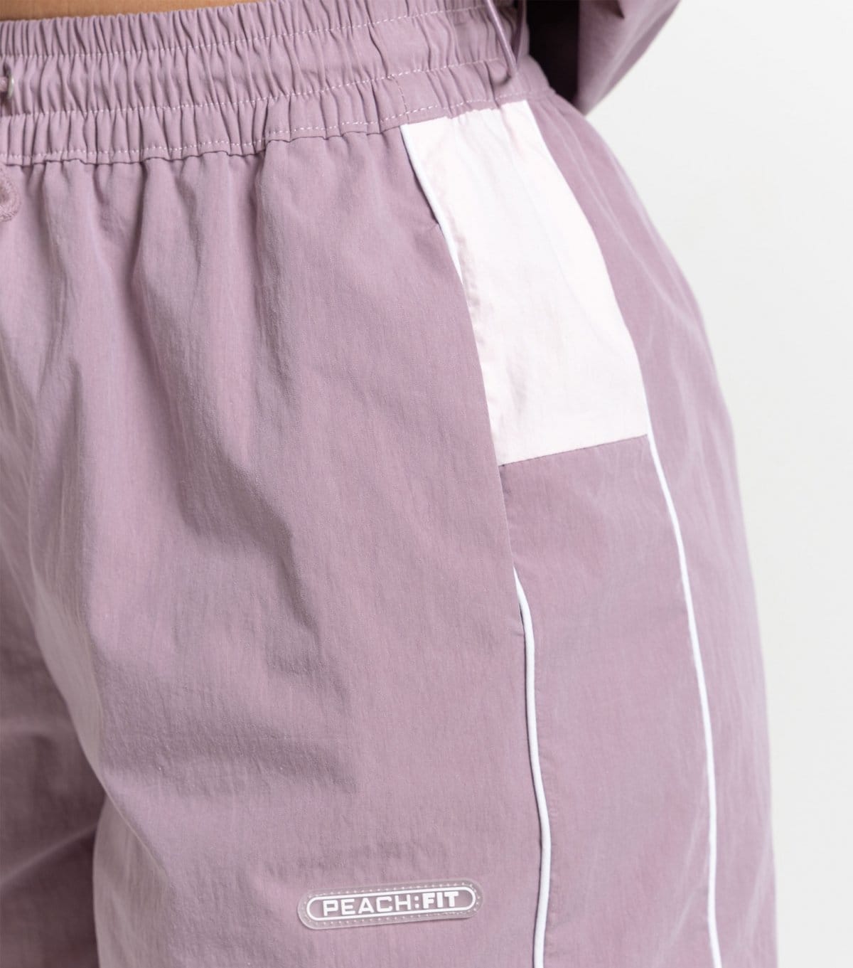 Peach Fit Women's Dusky Purple Drawstring Esme Shorts Peach Fit New Look - 4