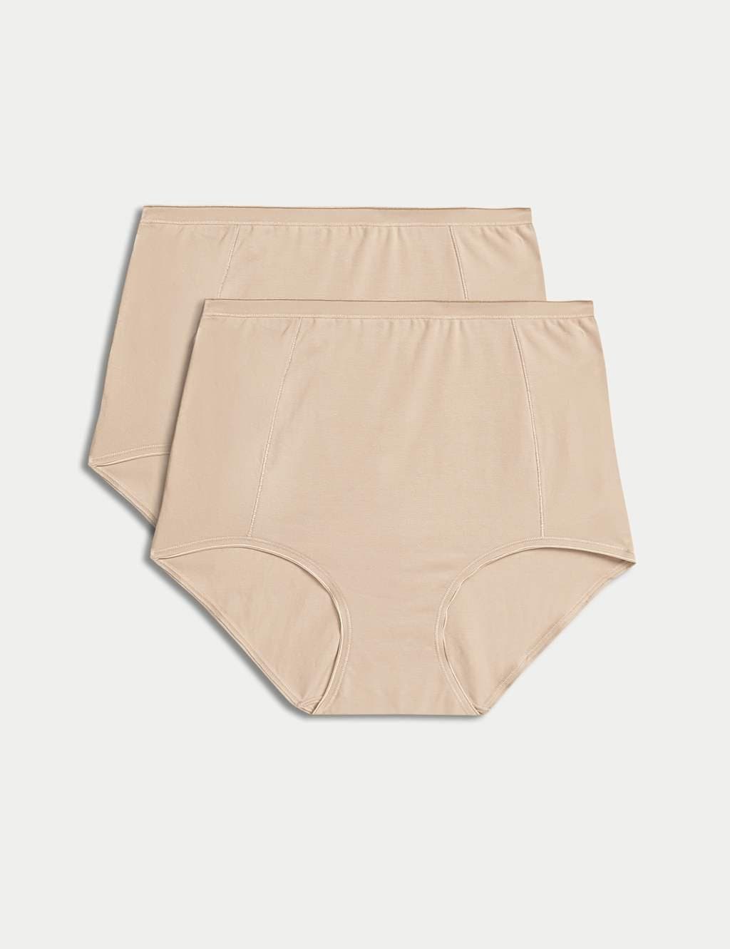 Marks & Spencer M&S 2 Pack Firm Control Full Briefs Rose Quartz