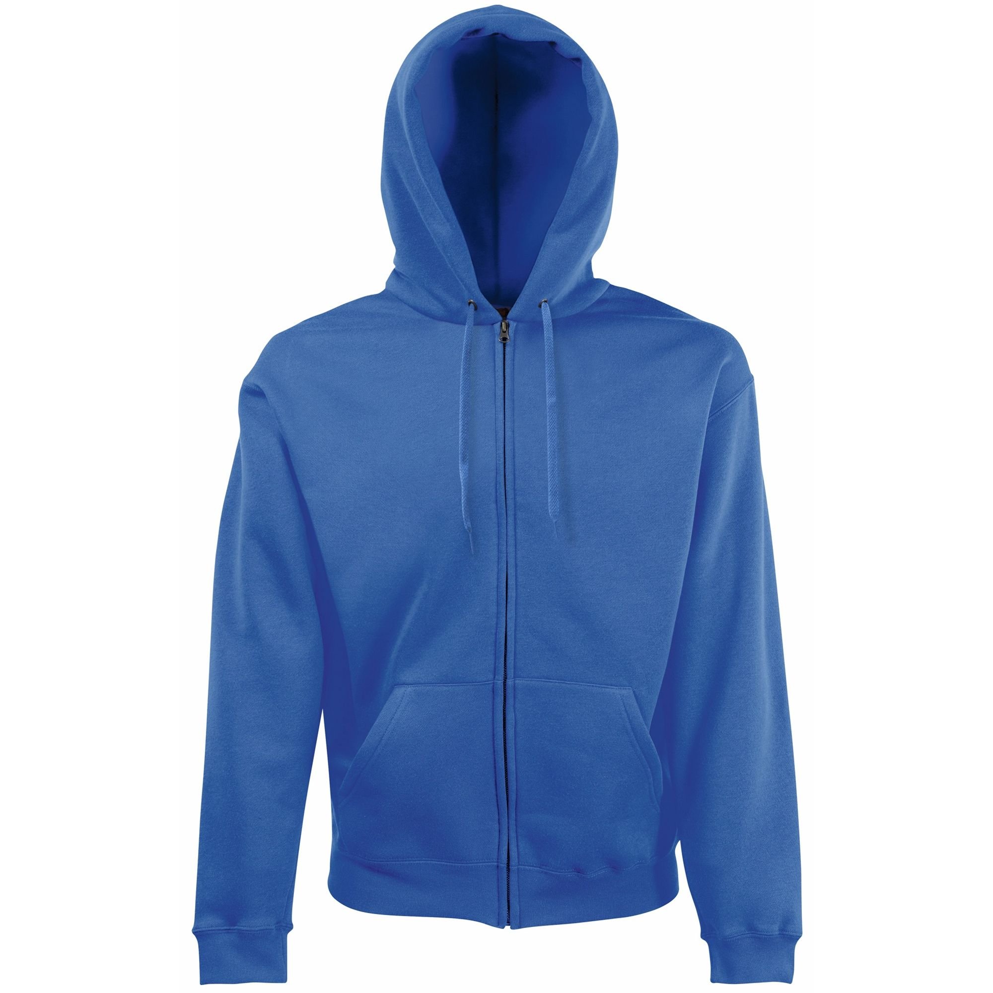 Fruit Of The Loom Fruit of the Loom Men's Premium 70 30 Hooded Zip-Up Sweatshirt Hoodie in Blue - 3