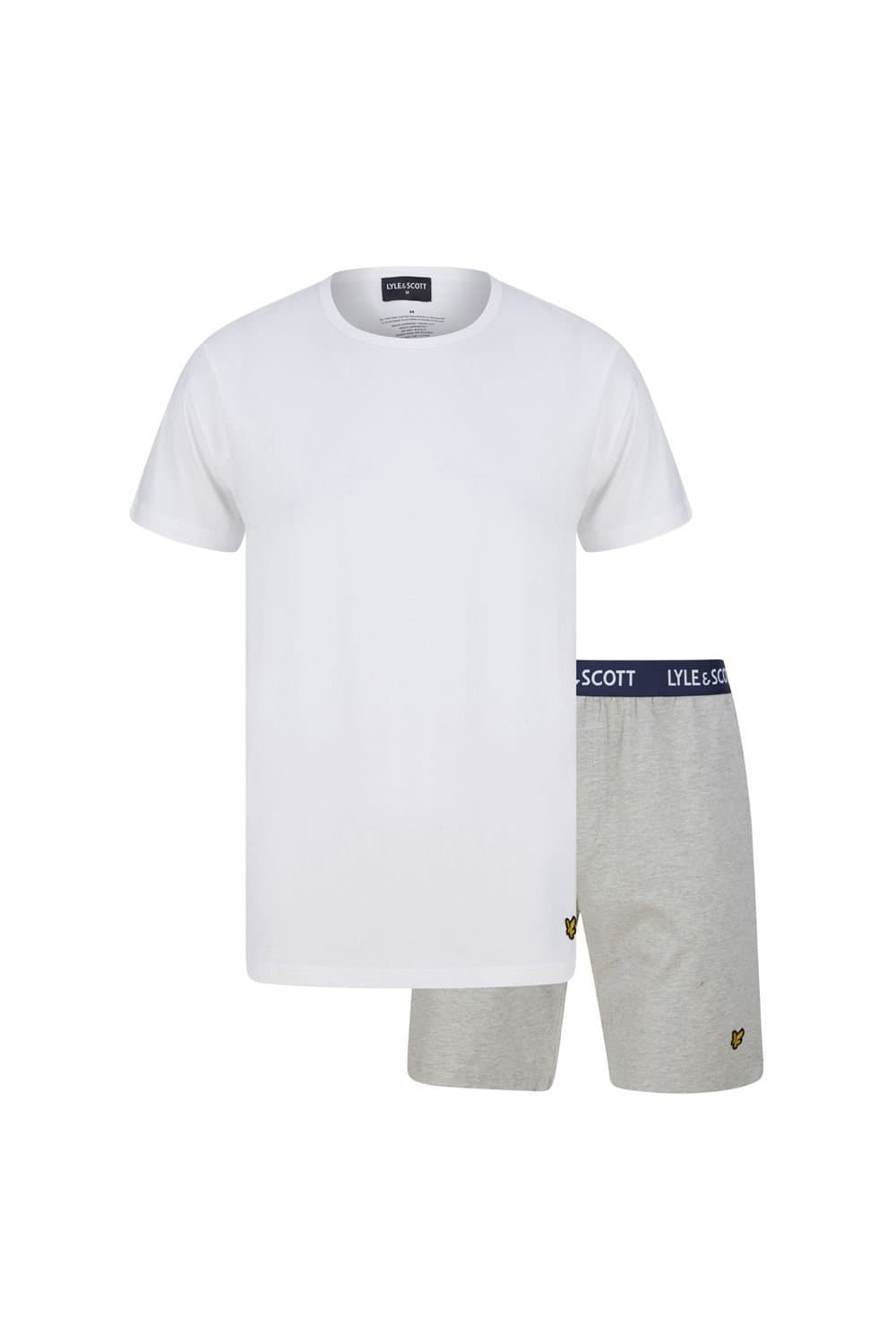 Lyle & Scott Lyle & Scott Men's Charlie Loungewear Grey/White