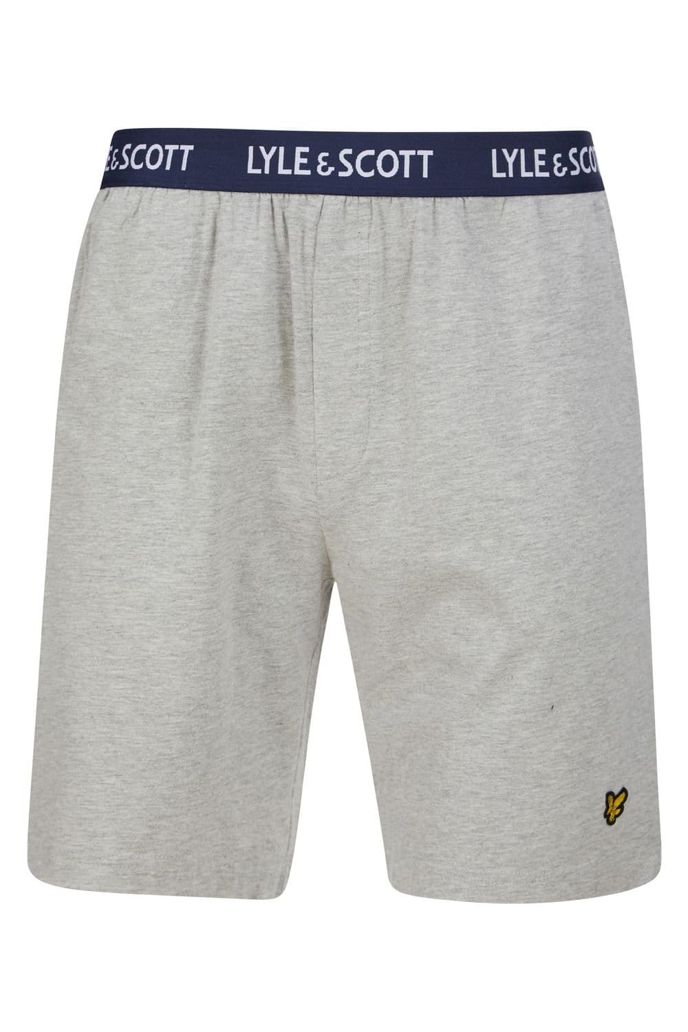 Lyle & Scott Lyle & Scott Men's Charlie Loungewear Grey/White - 4