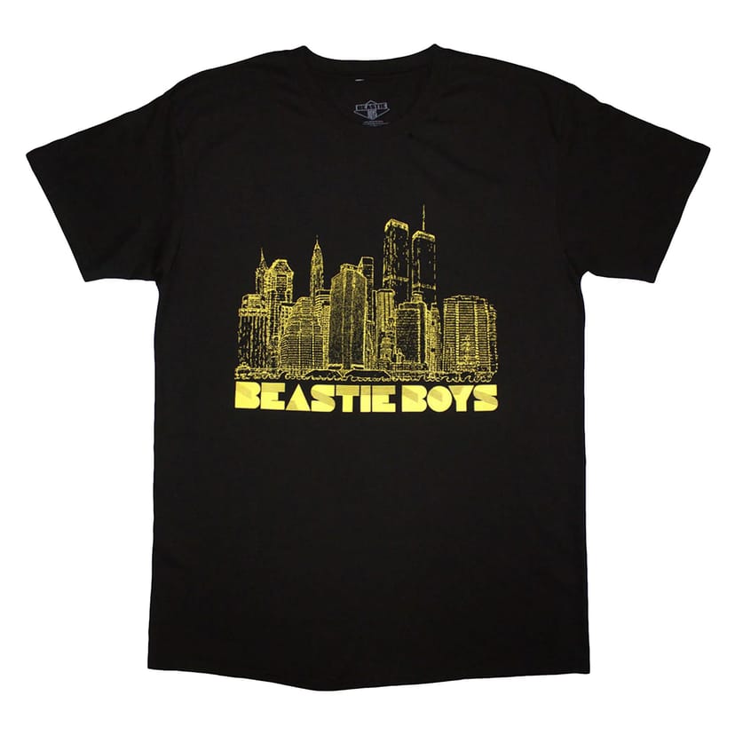 Beastie Boys Beastie Boys Men's Nyc Skyline T-Shirt in Black - 1
