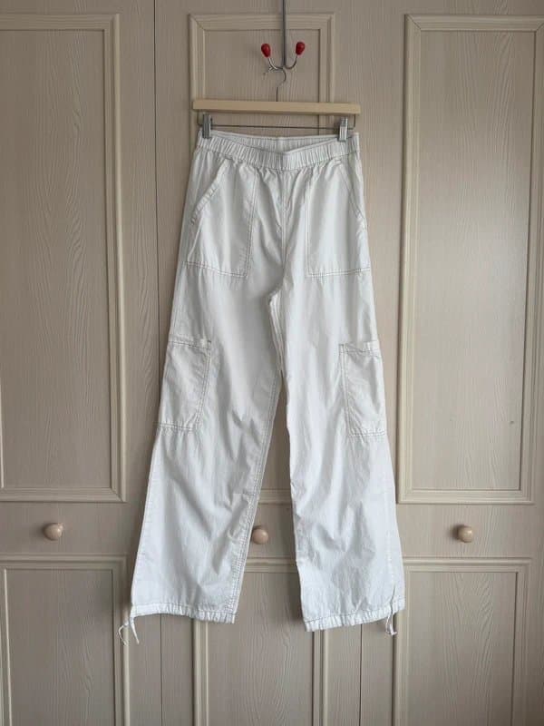 ASOS Asos off white cargo trousers, size 10