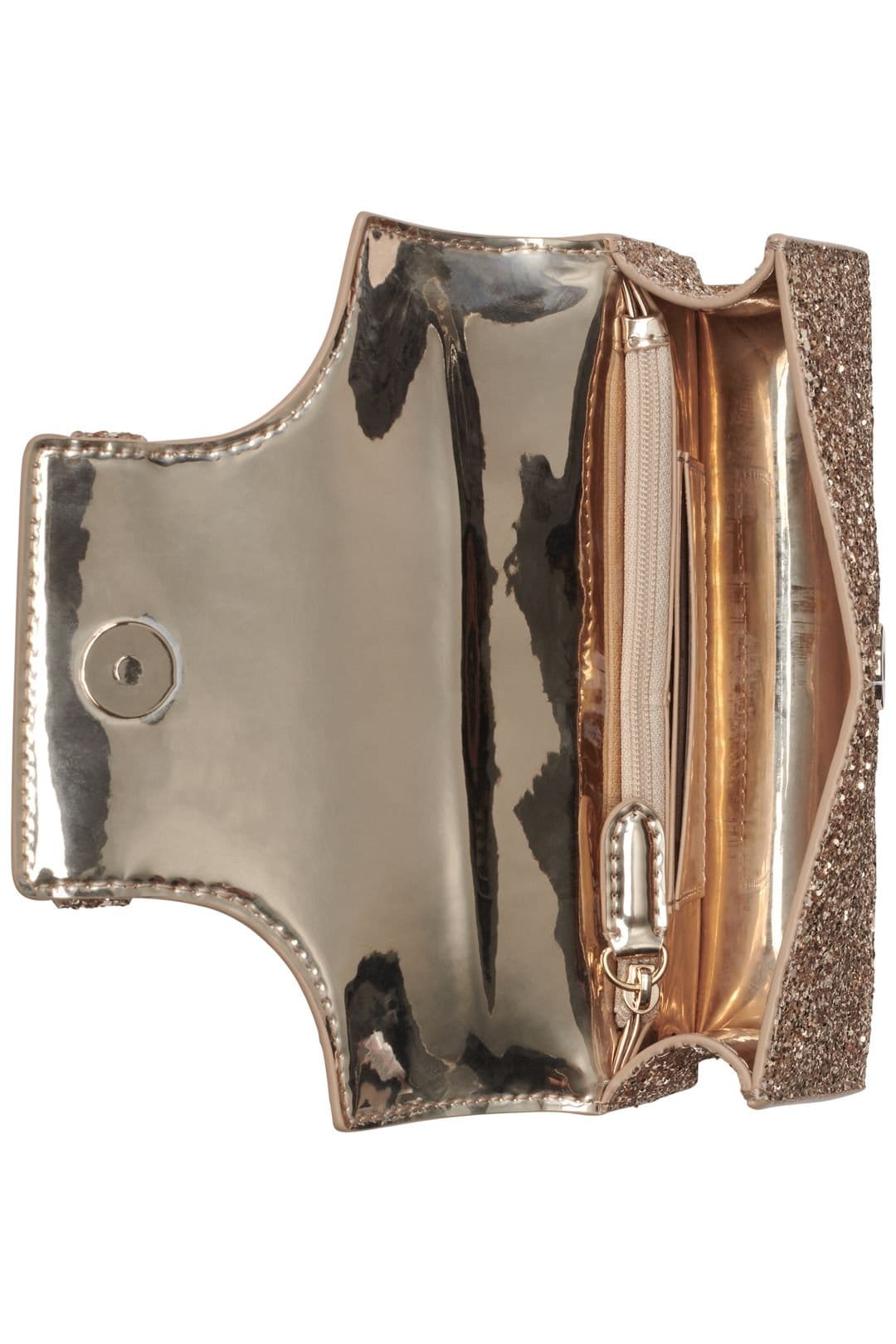 DKNY DKNY Women's Avril Wallet On A String Glitter Gold - 4