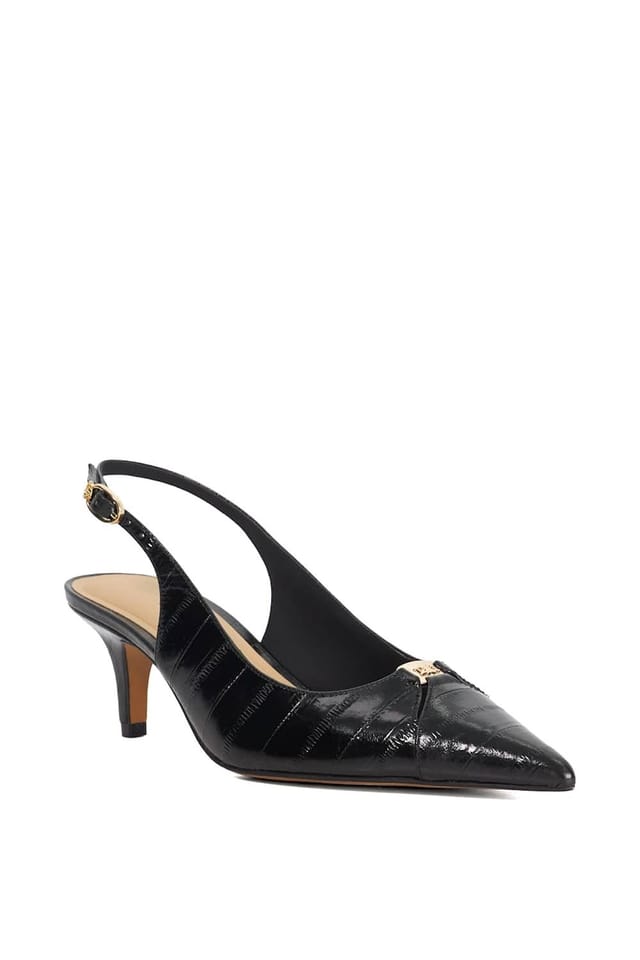 Dune London Dune London Women's 'Distinctive' Leather Strappy Heels in Purple - 2