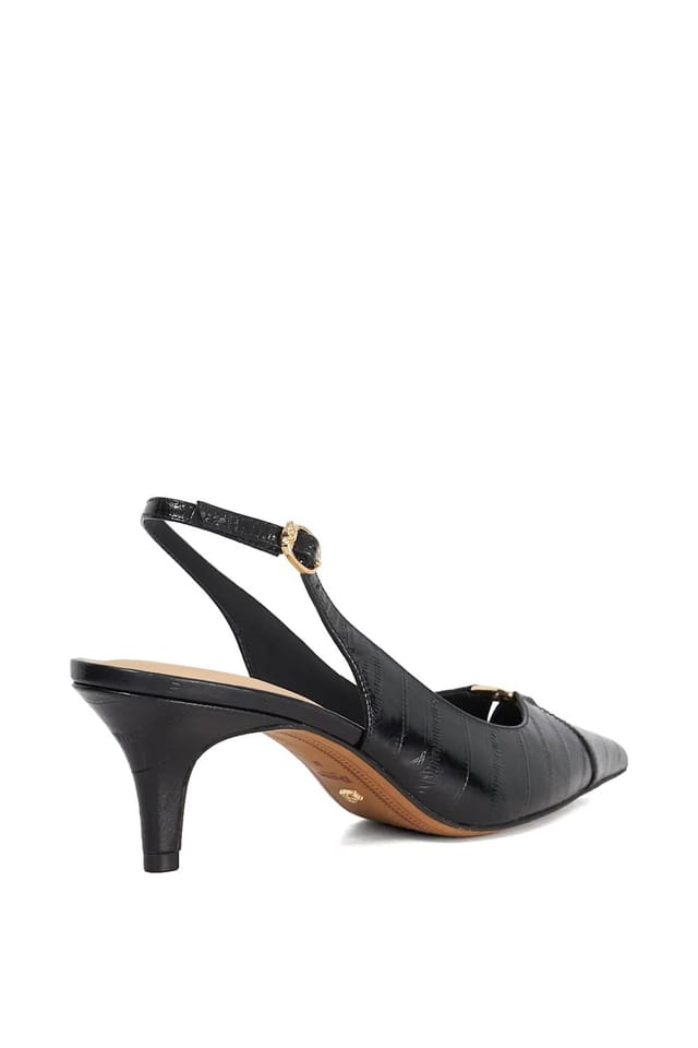 Dune London Dune London Women's 'Distinctive' Leather Strappy Heels in Purple - 3