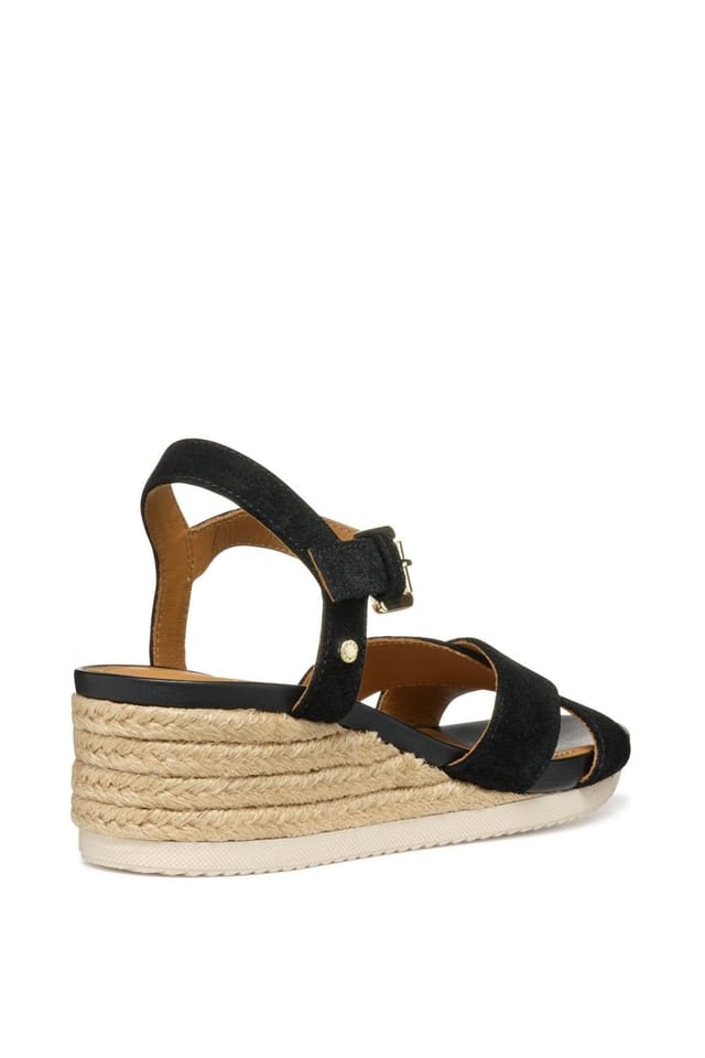 Geox Geox Women's D Ischia Corda Sandals in Black - 2