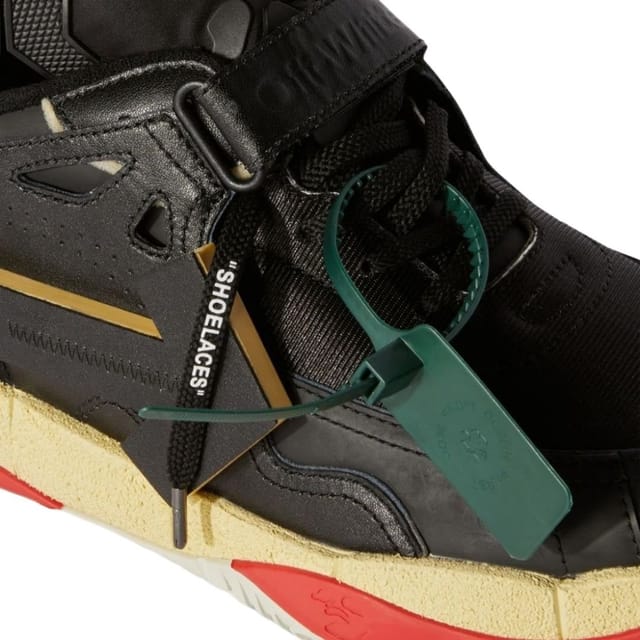 Off-White Off-White Men's Low Top Puzzle Couture Black Sneakers - 2