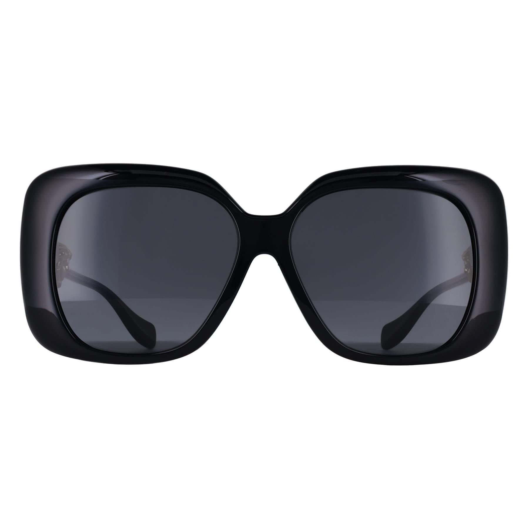 Versace Versace Women's Square Black Dark Grey VE4499U Sunglasses