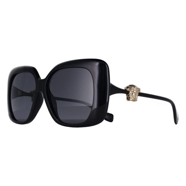 Versace Versace Women's Square Black Dark Grey VE4499U - 2