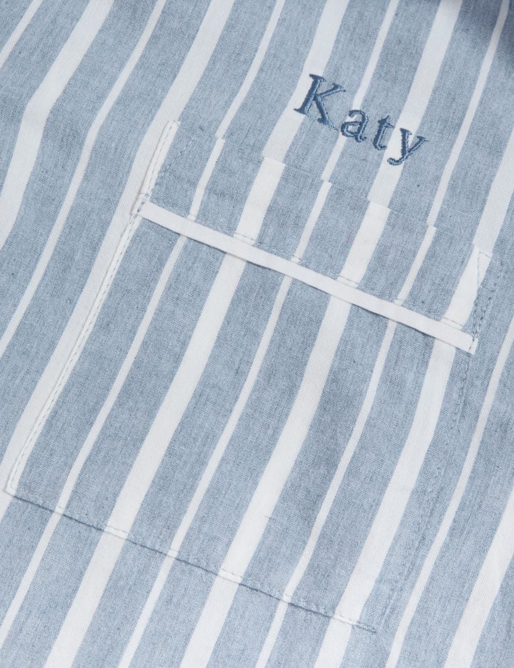 Marks & Spencer M&S Personalised Women's Revere Pyjama Set Blue Mix