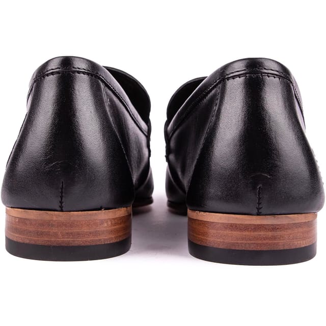 WALK LONDON Walk London Men's Capri Penny Shoes in Black - 3
