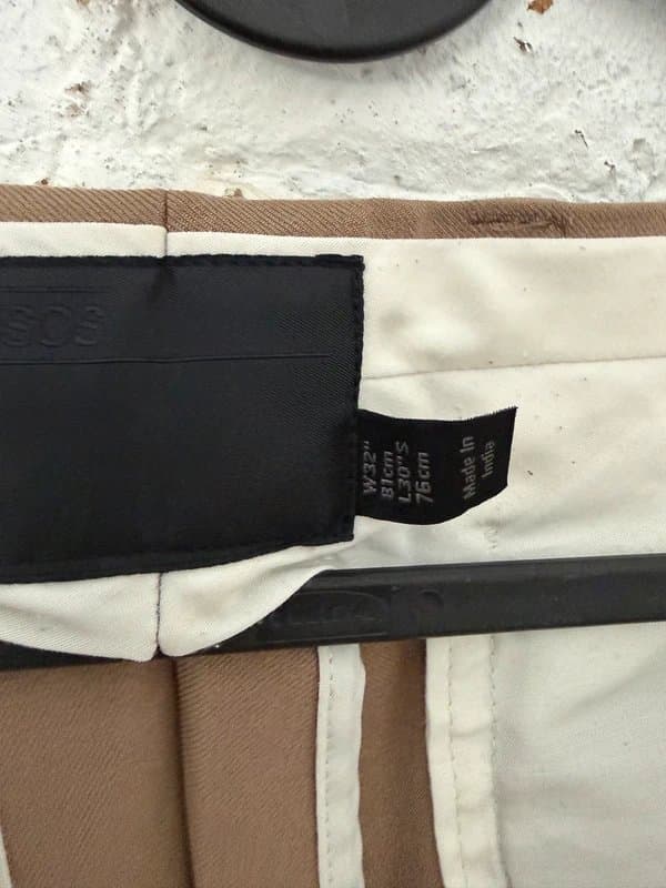 ASOS Beige Brown Smart Cropped Trousers