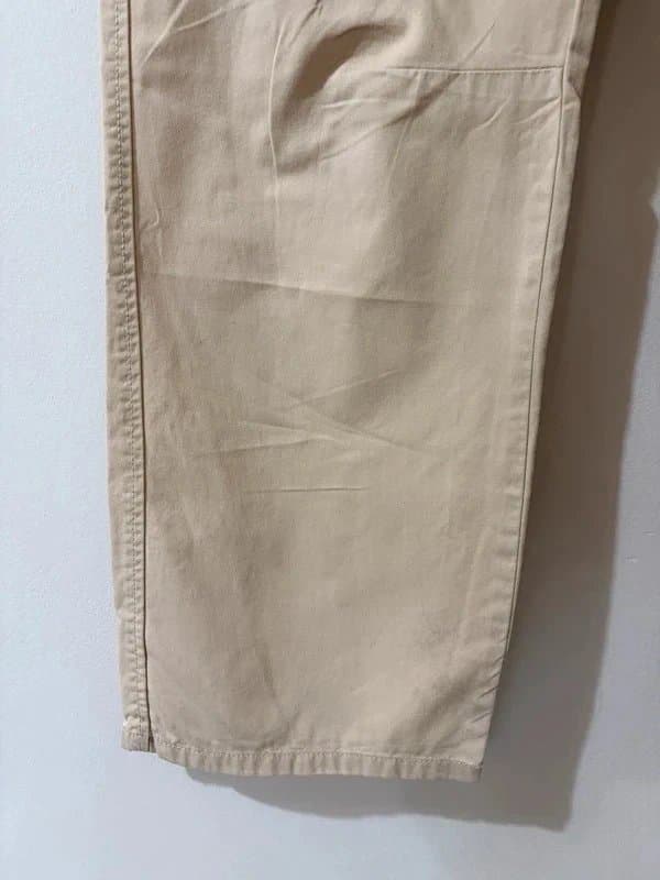 Bershka Bershka Medium Rise Cargo Straight trousers - Beige - Size 12