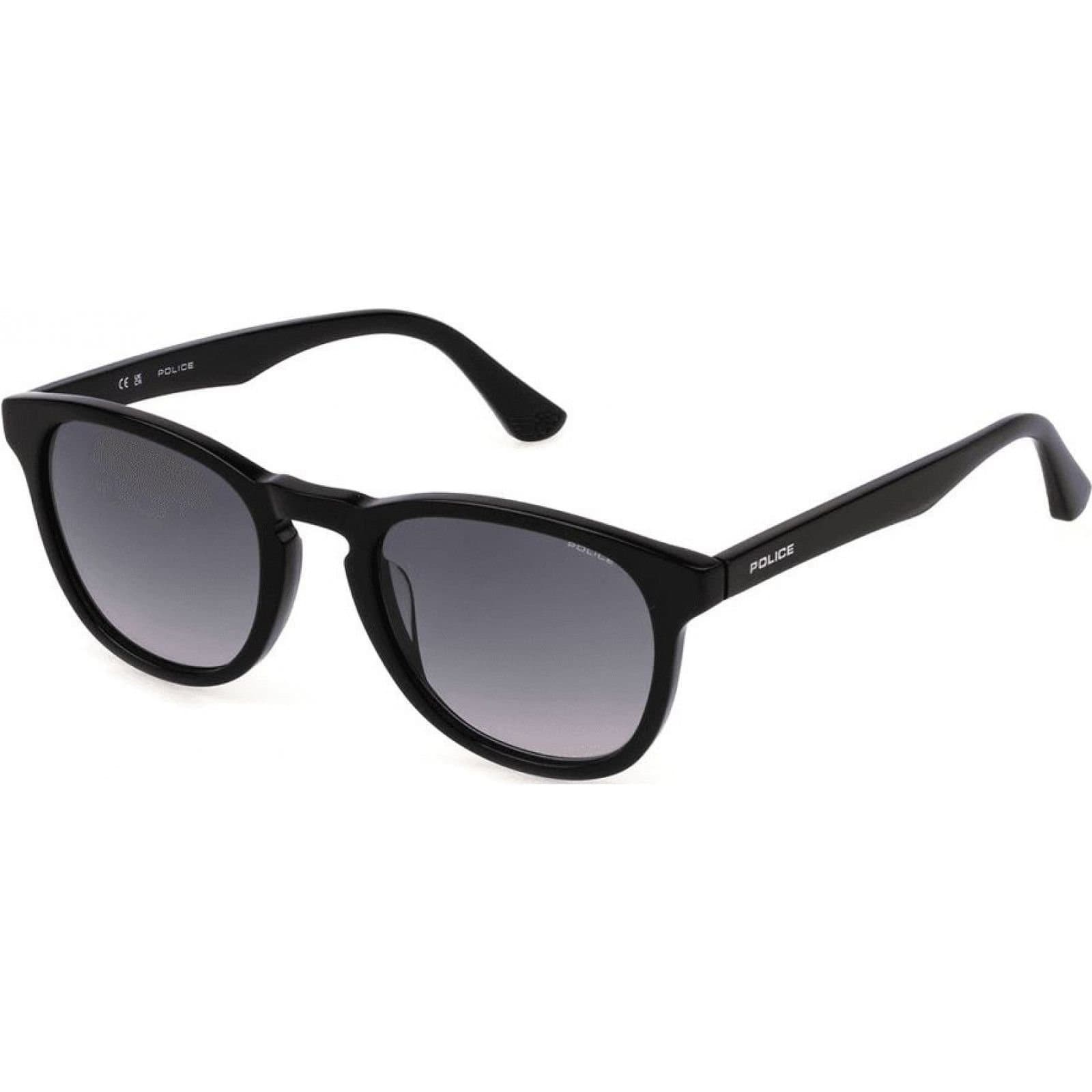 Police Police Men's SPLN85-520700 Square/Rectangle Sunglasses in Black