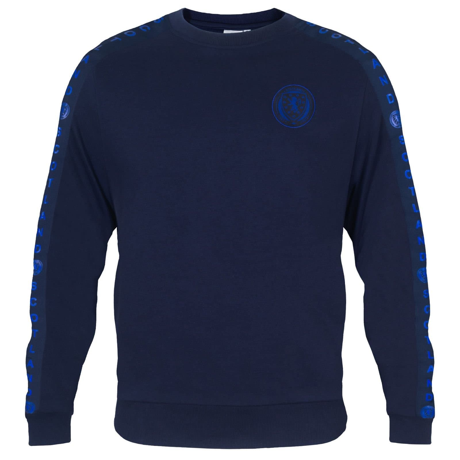Scottish FA Scottish FA Men's Adults Taped Sweatshirt in Navy