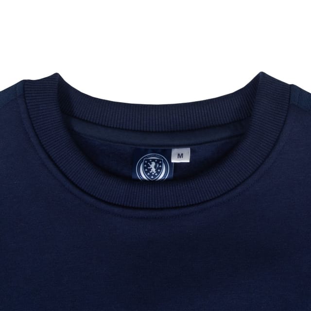 Scottish FA Scottish FA Men's Adults Taped Sweatshirt in Navy - 3