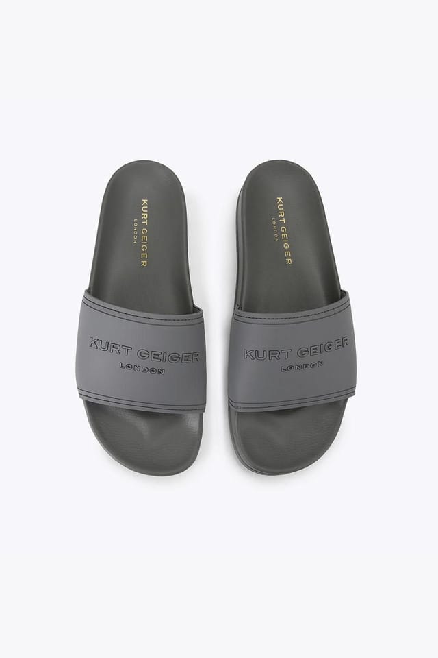 KG Kurt Geiger KG Kurt Geiger Men's 'Slider' Sandals in Grey - 2