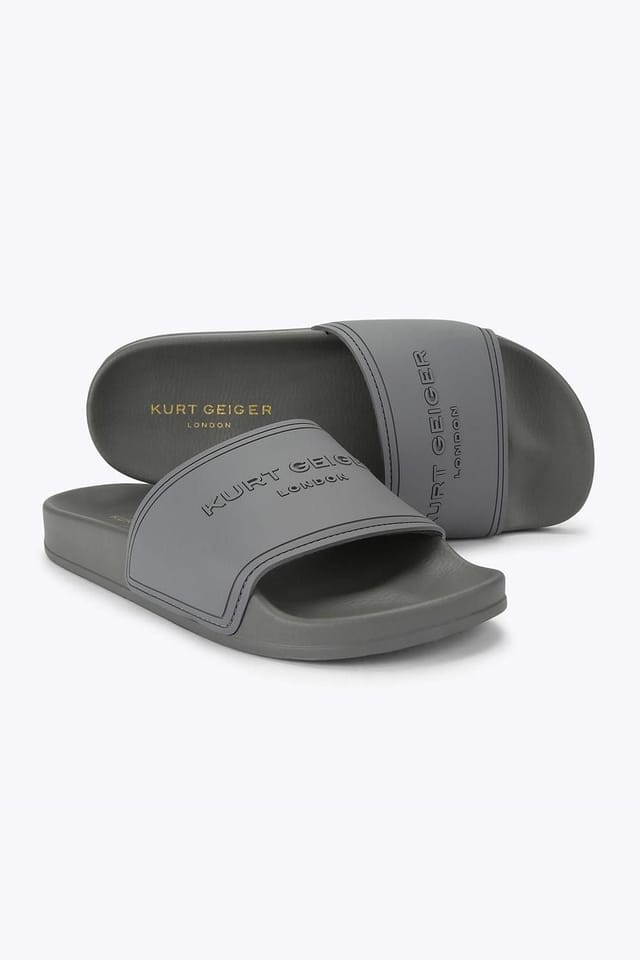 KG Kurt Geiger KG Kurt Geiger Men's 'Slider' Sandals in Grey - 3