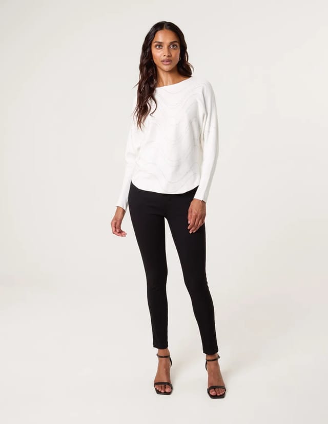 Blue Vanilla Rhinestone Jumper - 2