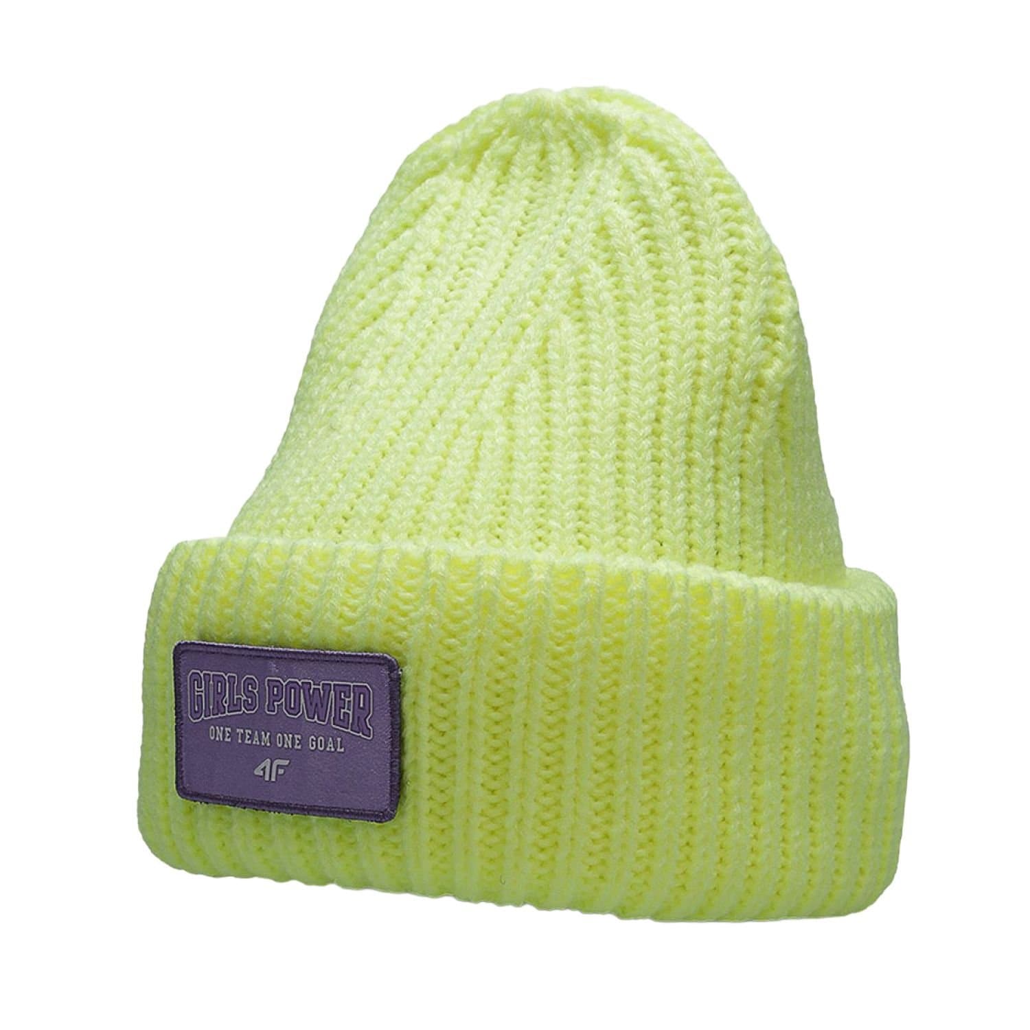 4F 4F Men's HJZ22 Patch Beanie in Green