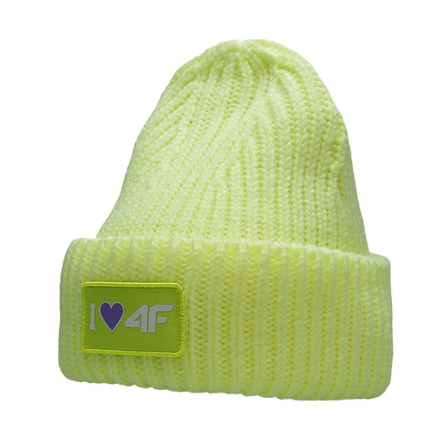 4F 4F Men's HJZ22 Patch Beanie in Green - 2