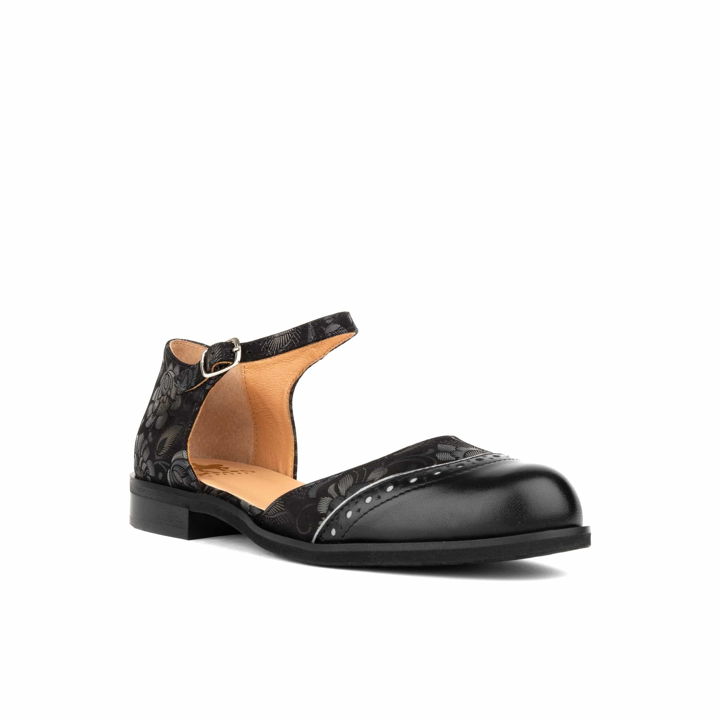 Embassy London Embassy London Women's Gigot - Black Emboss - 2