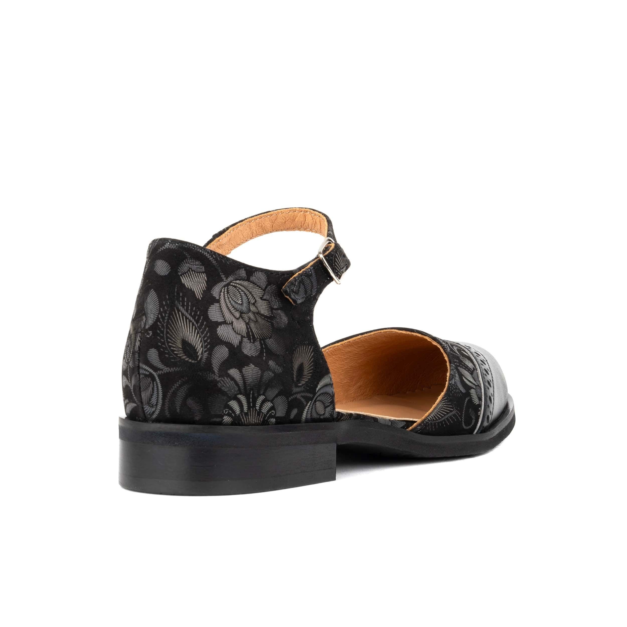 Embassy London Embassy London Women's Gigot - Black Emboss - 4