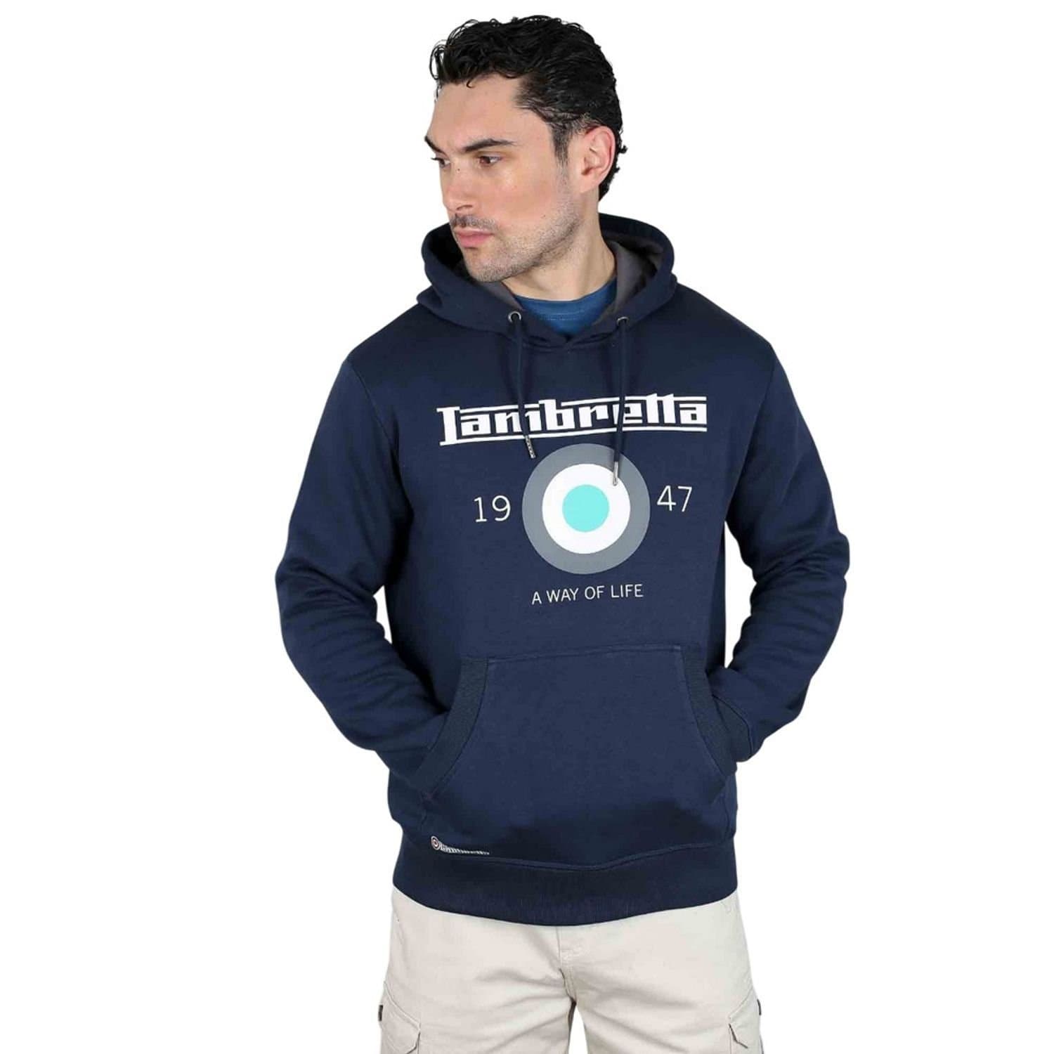 Lambretta Lambretta Men's Target Hoodie in Navy