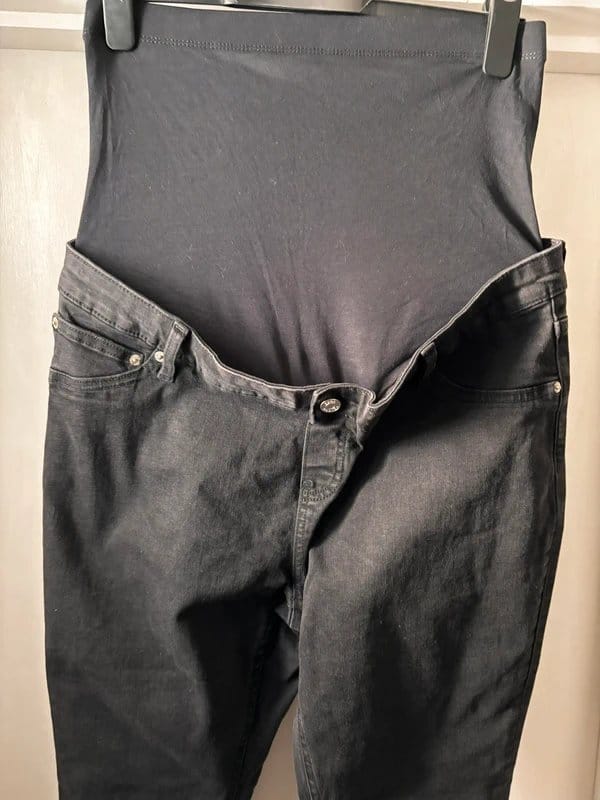 ASOS Design New without tags black maternity jeans size 12 - 1