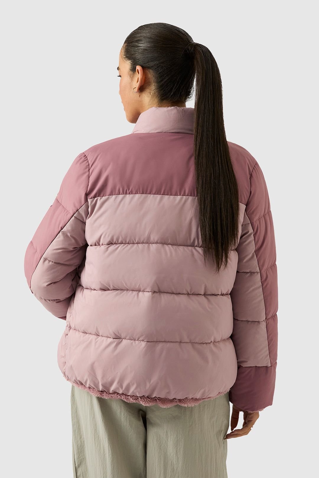 Reebok Reebok Women's Reversible Puffer in Dusty Pink - 2