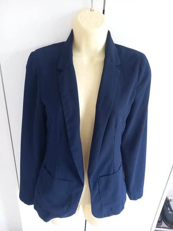 New Look Navy new look fully lined classic shape fully lined blazer