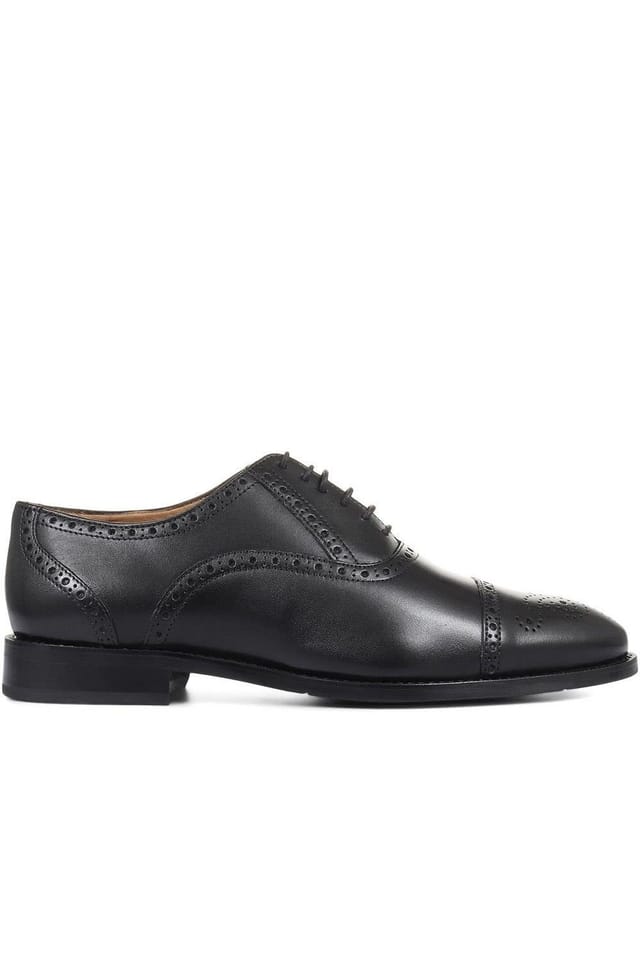 Jones Bootmaker Jones Bootmaker Men's Mercer Wide-fit Leather Oxford Shoes in Black - 2