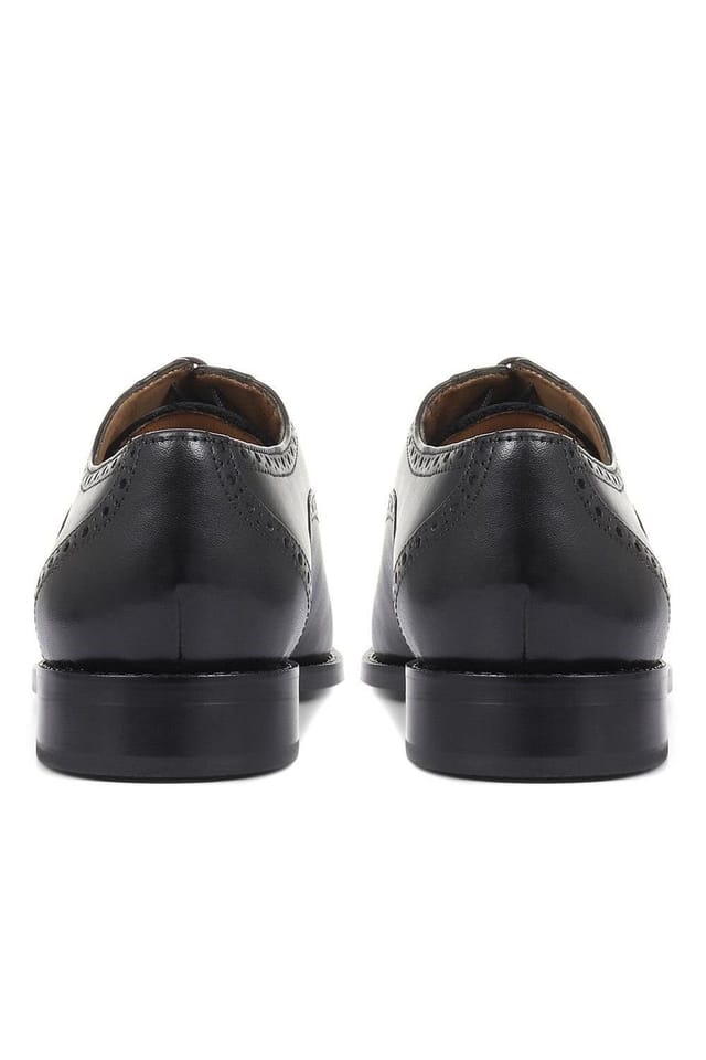 Jones Bootmaker Jones Bootmaker Men's Mercer Wide-fit Leather Oxford Shoes in Black - 3
